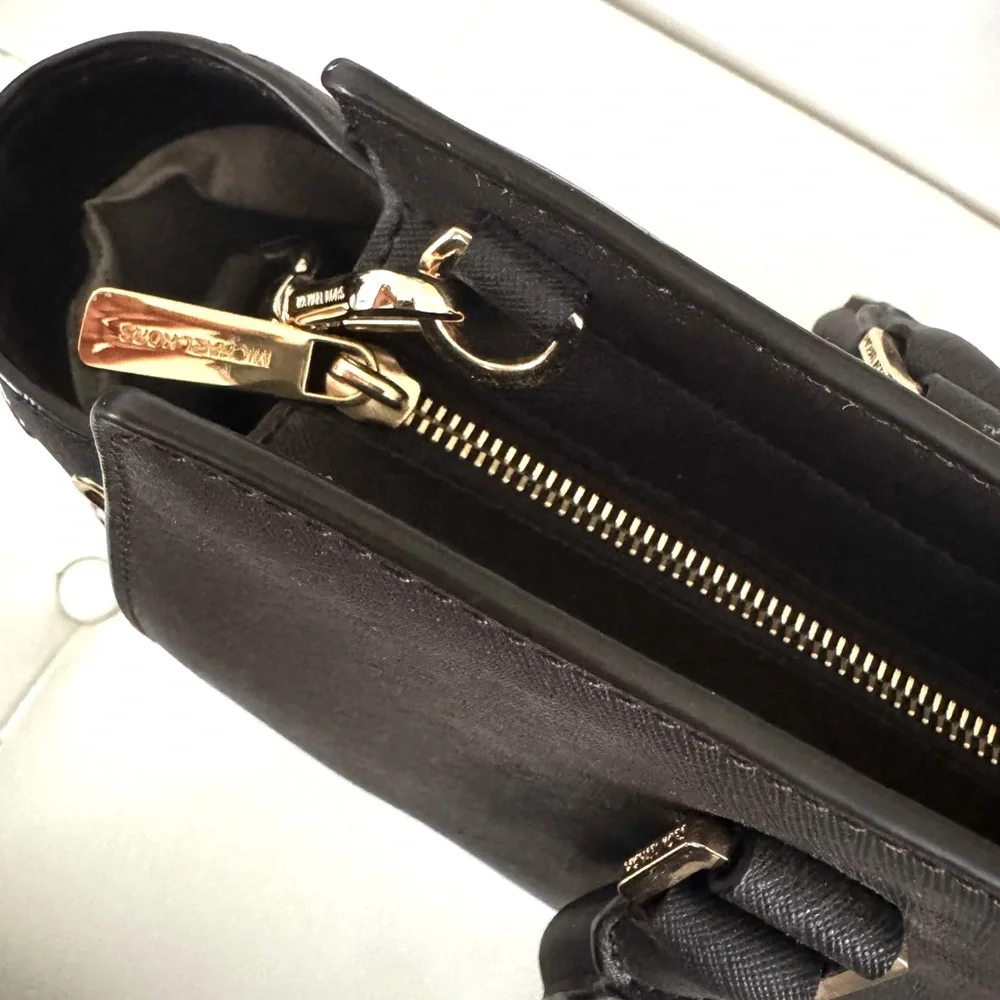 Michael Kors Selma Grommet Large Saffiano Leather Satchel